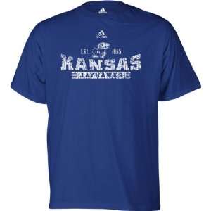  Kansas Jayhawks Revered Distressed T Shirt Sports 