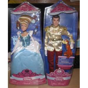  Princess Couple Dolls   Cinderella & Prince Charming 