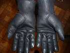 481 Small USA made Quality DEERSKIN Black Leather Gloves Motorcycle