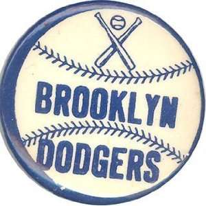  Brooklyn Dodgers Crossed Bats Pin