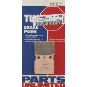  Tufstop Heavy Duty Brake Pads 01624649 Automotive
