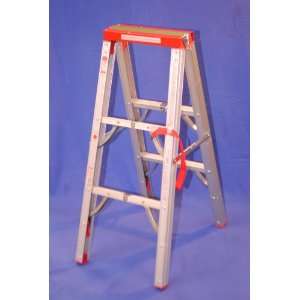  3 Foot Double Sided Compact Folding Ladder (Red Top Not 