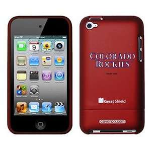  Colorado Rockies Text on iPod Touch 4g Greatshield Case 