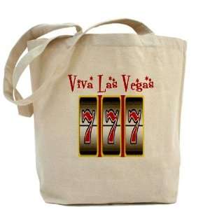  Retro Viva Las Vegas 777 Retro Tote Bag by  