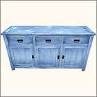 Solid Wood Distressed Rustic Sideboard Buffet Credenza Drawers Cabinet 