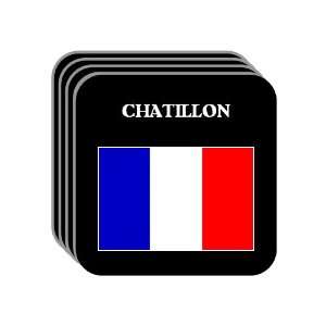 France   CHATILLON Set of 4 Mini Mousepad Coasters