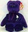 TY Beanie Baby Princess Bear  2nd Edition (4300)  