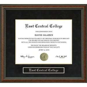  East Central College Diploma Frame