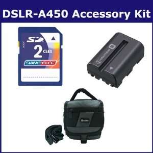  Sony Alpha DSLR A450 Digital Camera Accessory Kit includes 