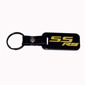   Camaro SS / RS Yellow Leather Strap Key Chain / Fob 2010 2011