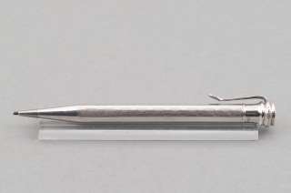 Vintage solid silver 900 pocket size mechanical pencil Patent G.F.