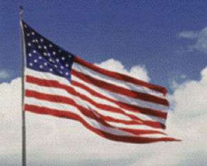 American USA 3 x 5 Sewn Nylon Flag Embroidered Stars  
