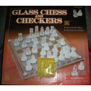  Glass Chess and Checkers Toys & Games