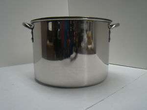 Stainless steel 10 qt. double bottom stock pot (R7610)  