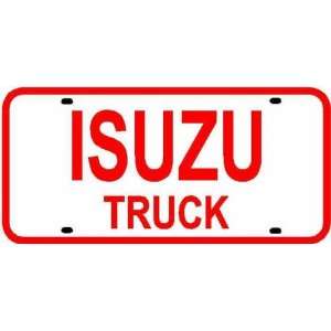  ISUZU TRUCK LICENSE PLATE sign st import