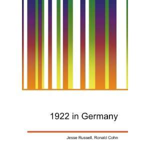  1922 in Germany Ronald Cohn Jesse Russell Books
