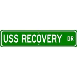  USS RECOVERY ARS 43 Street Sign   Navy