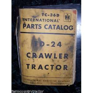  International TD 24 Crawler Tractor OEM Parts Manual International 