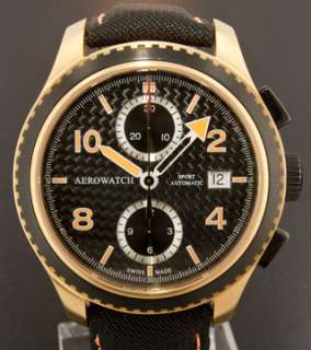 Aerowatch Sport Automatic 61929 Mens Chronograph Watch  