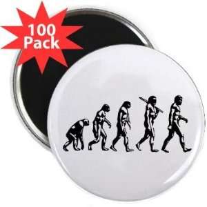  The Evolution of Man 2.25 Magnet (100 Pack) Everything 