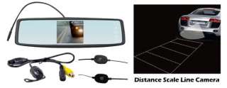 Rearview Mirror Wireless Back Up Camera System  