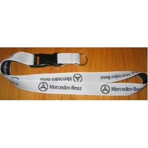 mercedes Key Ring Embroidery Lanyard