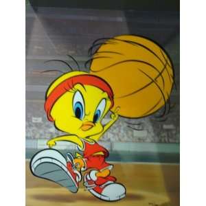  Tweety with Basketball Sericel Licensed Authentic