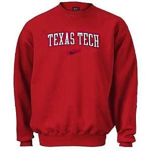 Texas Tech Red Raiders College Embroidered Crewneck Sweatshirt By Nike 