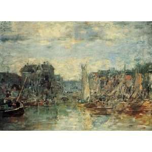   the Connodities Exchange Port, By Boudin Eugène 