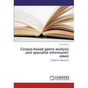  Corpus based genre analysis and specialist informants 