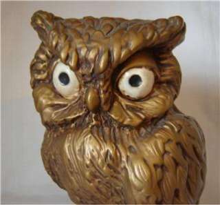 Owl Bank Plastic Resin Universal Statuary Corp 1968  
