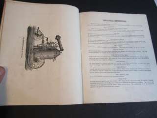 RARE 1876 Batavia NY Steam Engine Company Catalog  