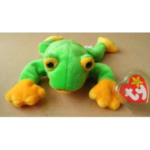  TY Beanie Babies Smoochy the Frog Stuffed Animal Plush Toy 