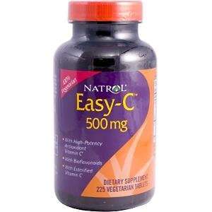  Natrol Easy C With Bioflavonoids, 500 mg, 225 Veggie Tabs 