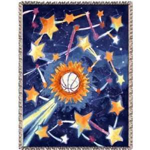  Basketball Star Tapestry Throw