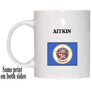    US State Flag   AITKIN, Minnesota (MN) Mug 