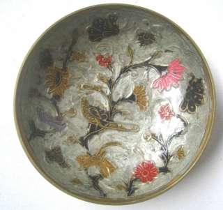 Solid Brass Plate Mini Decorative Bowl Collectible  