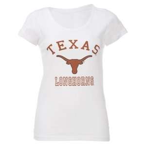   of Texas Longhorns Womens Colosseum Athletics Draw Scoop Neck T Shirt