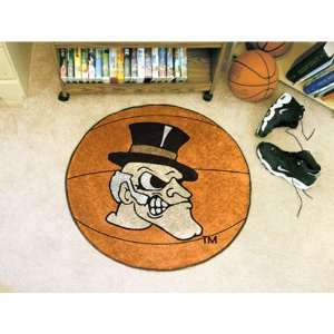 BSS   Wake Forest Demon Deacons NCAA Basketball Round Floor Mat (29 