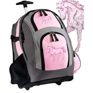   Bags with Wheels or School Trolley Bags   Unique Horses Gifts   CUTE