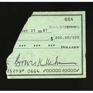  Bowie Kuhn Signed Bank Check Cut PSA COA Autograph   MLB Cut 