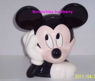 Disney Mickey Mouse Cookies Ceramic Cookie Jar TCraft  