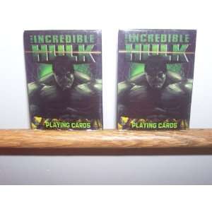   The Incredible Hulk Playing Cards (Sold As a Set of 2) Toys & Games