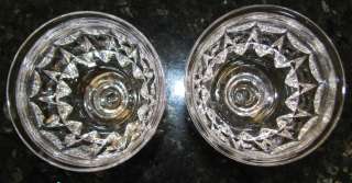 Tudor Wine Crystal Glasses or Goblets*Set of 2 *England  