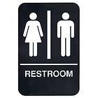 NEW* 6 x 9 ADA Approved Braille Restaurant Sign   RESTROOM