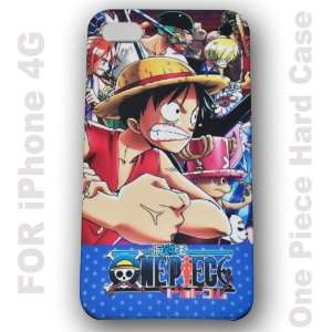  Cartoon One Piece Case Hard Case Cover for Apple Iphone4 
