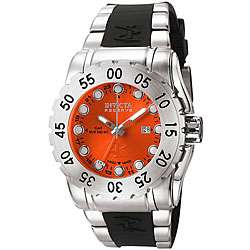 Invicta Mens Reserve Orange Dial GMT Watch  