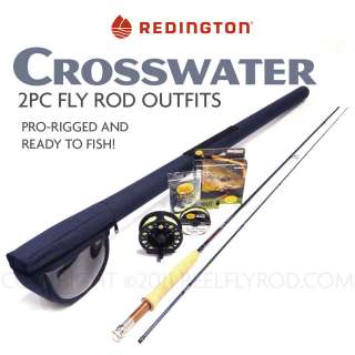 NEW REDINGTON CROSSWATER 476 2 4WT FLY ROD OUTFIT    