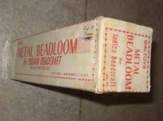 1969 Waltoys METAL BEADLOOM for INDIAN BEADCRAFT  