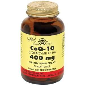  Solgar   Co Q 10, 400 mg, 30 softgels Health & Personal 